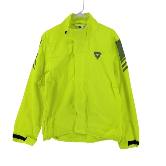 Rev'it Unisex Cyclone 3 H2O Rain Jacket Neon Yellow - Picture 2 of 7